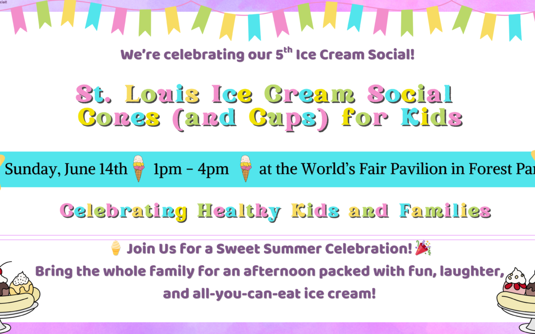 5th Annual Ice Cream Social – Cones (and cups) for Kids